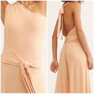 Free People Peach Lowell Convertible Onesie Size XS
